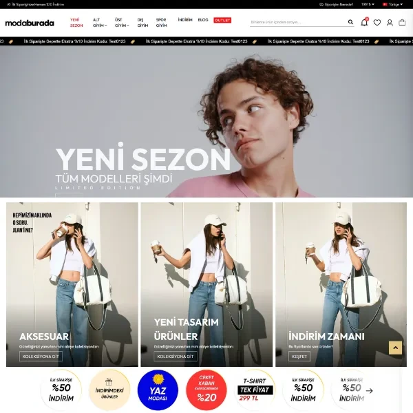 Moda #2 E-Ticaret Teması